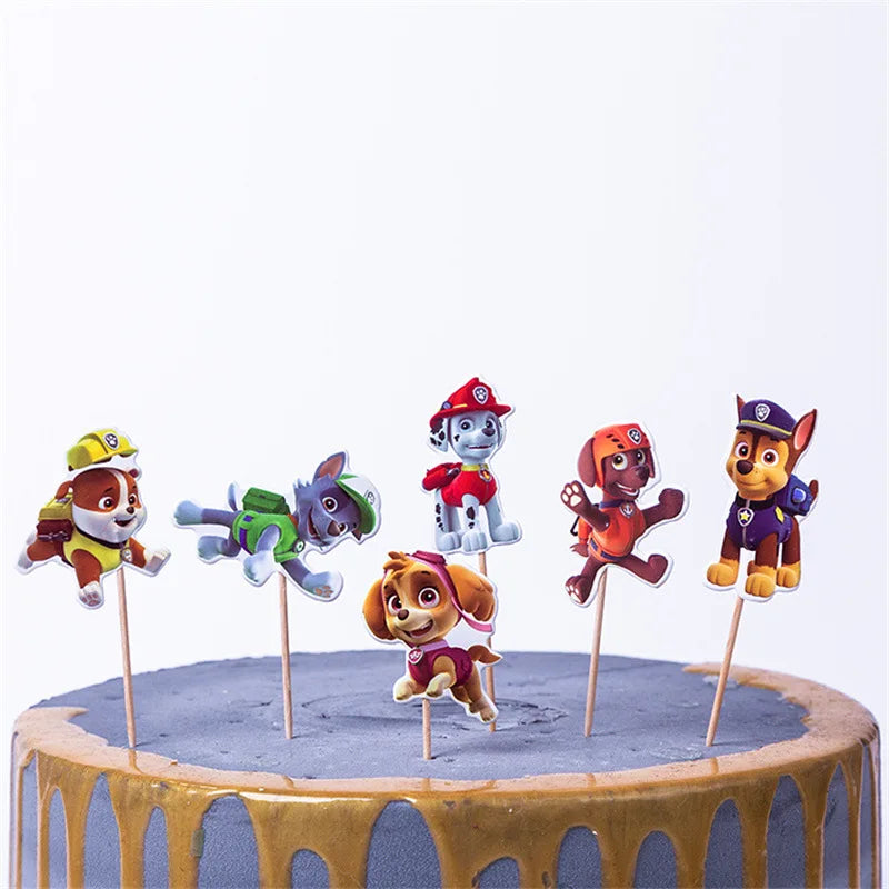 Paw Patrol Birthday Party Decor Dog Skye Disposable Tableware Tablecloth Cup Plate Baby Shower Kids Gift Girl Boy Party Supplies