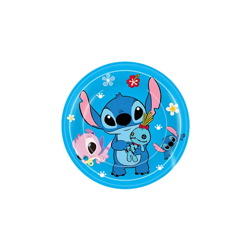 Stitch Birthday Party Decorations Tableware Cups Plates Tablecloth for Kids Foil Balloon Backdrop Lilo and Stitch Party Favors