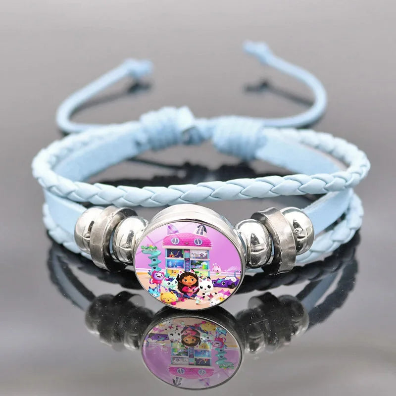 Gabby Dollhouse Bracelet Anime Cartoon Character Derivative Peripherals Bangles Cute Bracelets Baby Show Birthday Christmas Gift