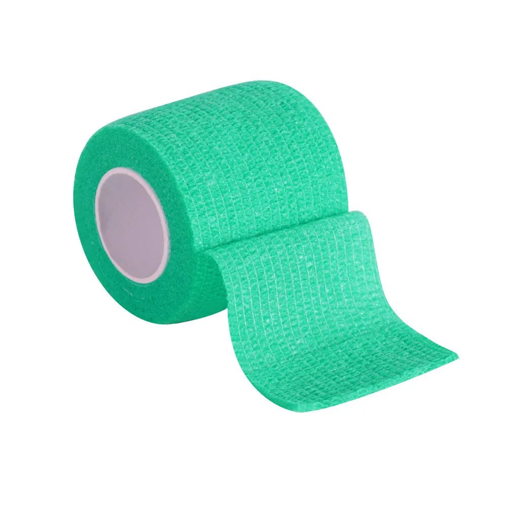 1Roll 2.5/5/10cm*4.5m Gauze Medical Bandage Self-adhesive Breathable Elastic Bandages for Sports Fixing Finger Wrist Leg Tapes