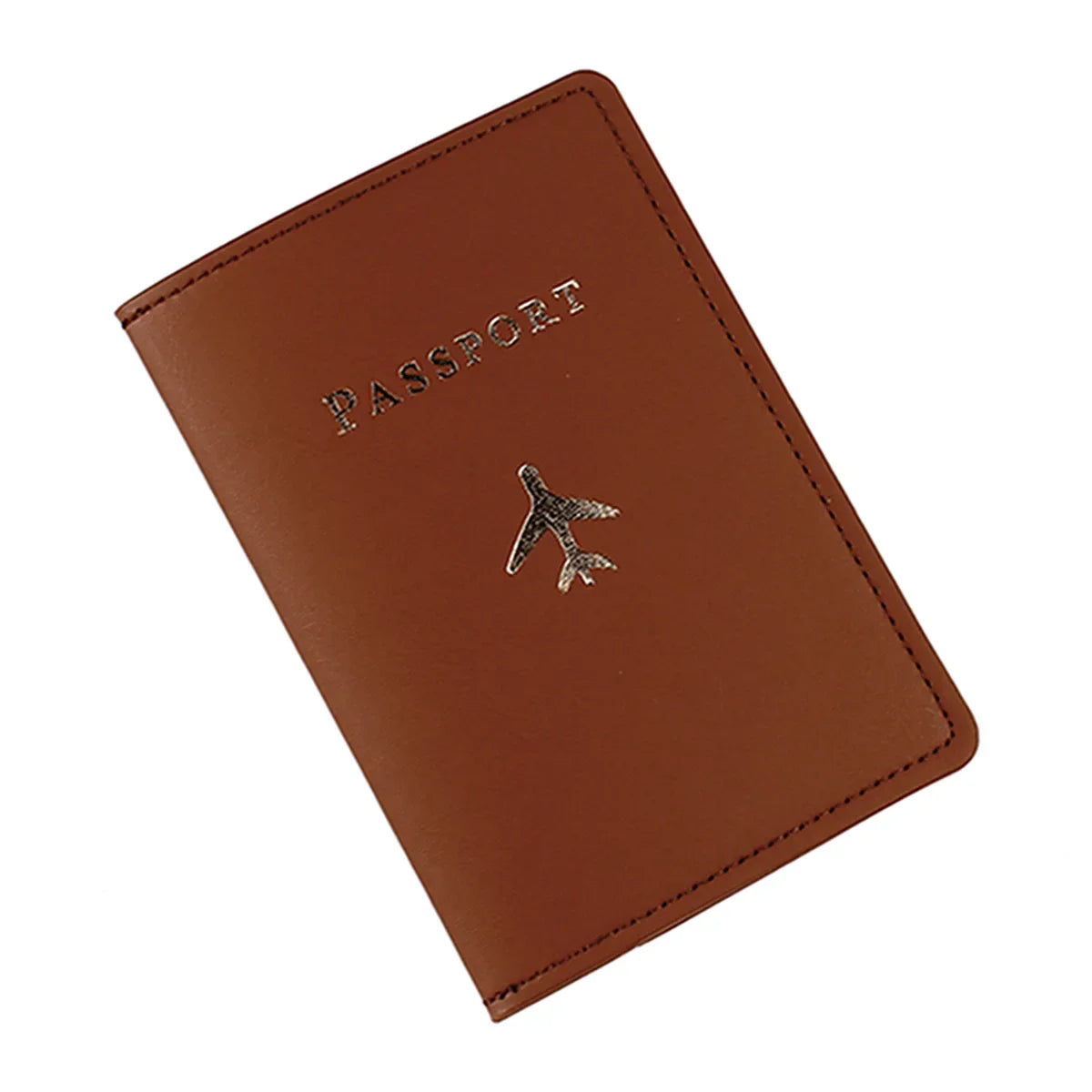 Airplane Passport Cover Women Men Travel Passport Case Pu Leather Fashion Passport Wallet Purse Girl Passport Credit Card Holder