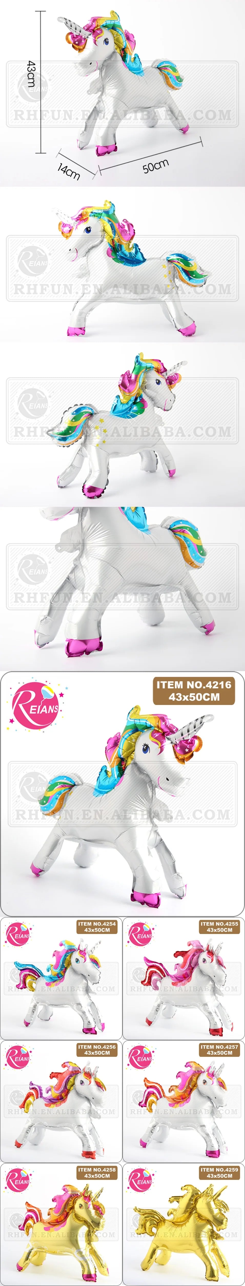 Unique Stand steadily Unicorn Birthday Party Decorations Supplies Wedding Engagement Children's Day Foil Unicorn Balloons globos