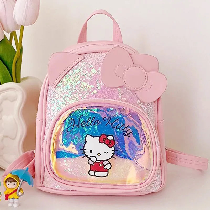 Sanrio Cinnamoroll Backpack Melody Crossbody Bag Kids Storage Backpack Travel Packsack Anime Peripheral Girls Holiday Gifts