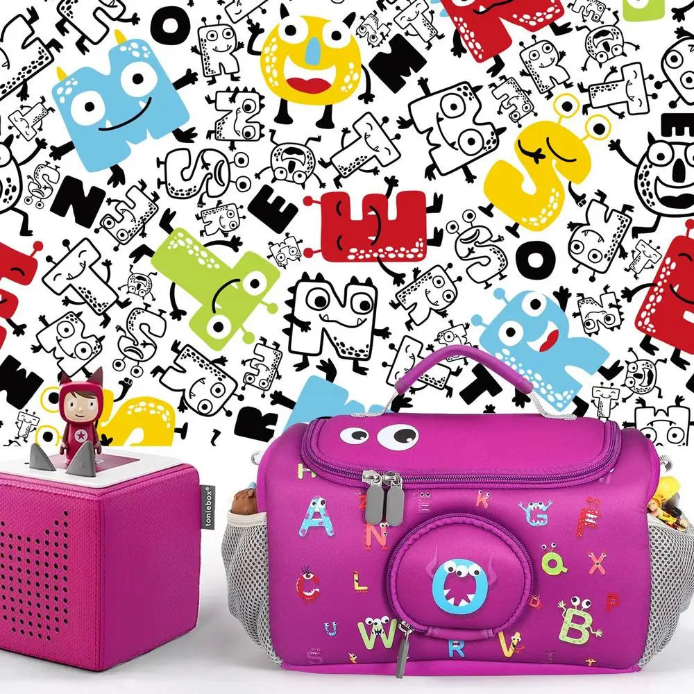Musical Toy Storage Bag Travel Carrying Bag for Toniebox Organizer Case Storage Holder Box for Tonies Characters & Audio Player