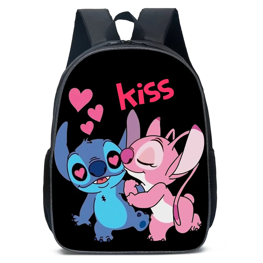 MINISO Lilo & Stitch Angel Cosplay Costume Backpack Computer School Bag Xmas Gift