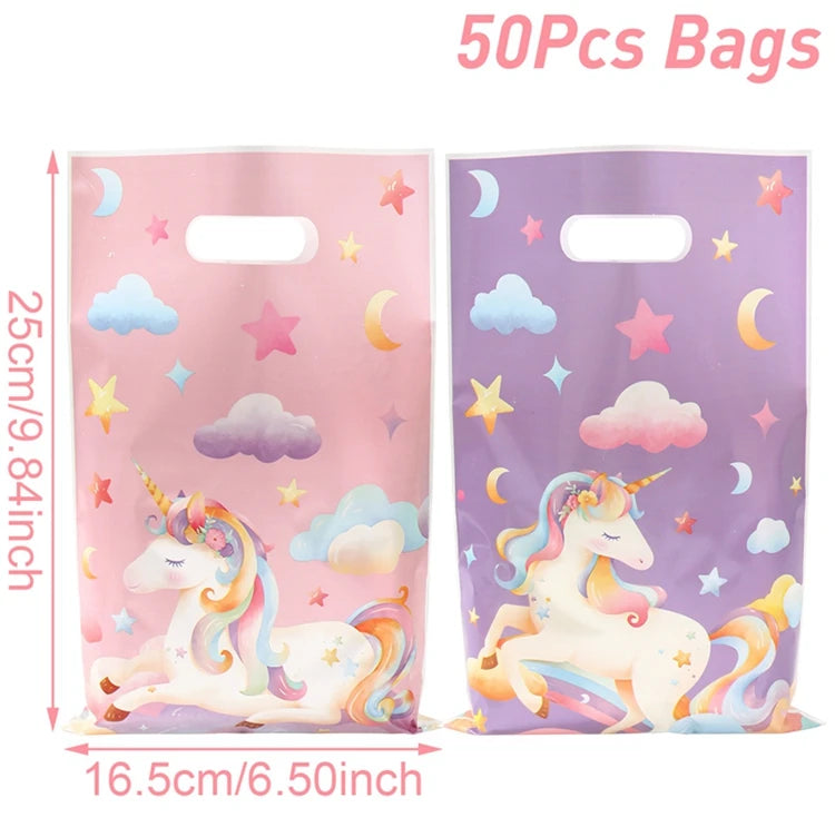 Unicorn Party Supplies Rainbow Unicorn Paper Plates Cups Napkin for Baby Shower First Girls Birthday Party Decorations