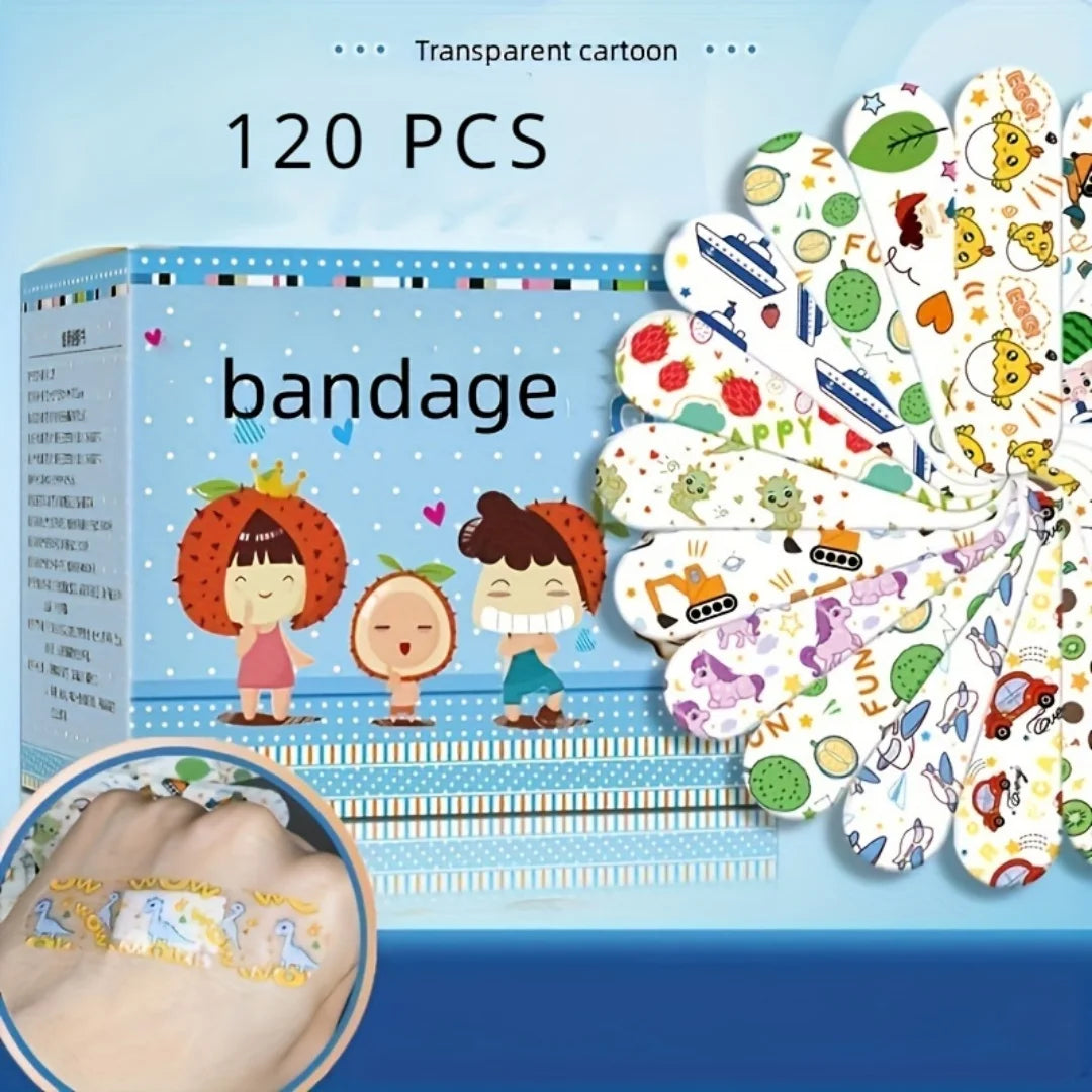 Cartoon Bandage Waterproof And Breathable Medical Transparent Wound Hemostasis Plaster, Foot Anti-friction Sticker