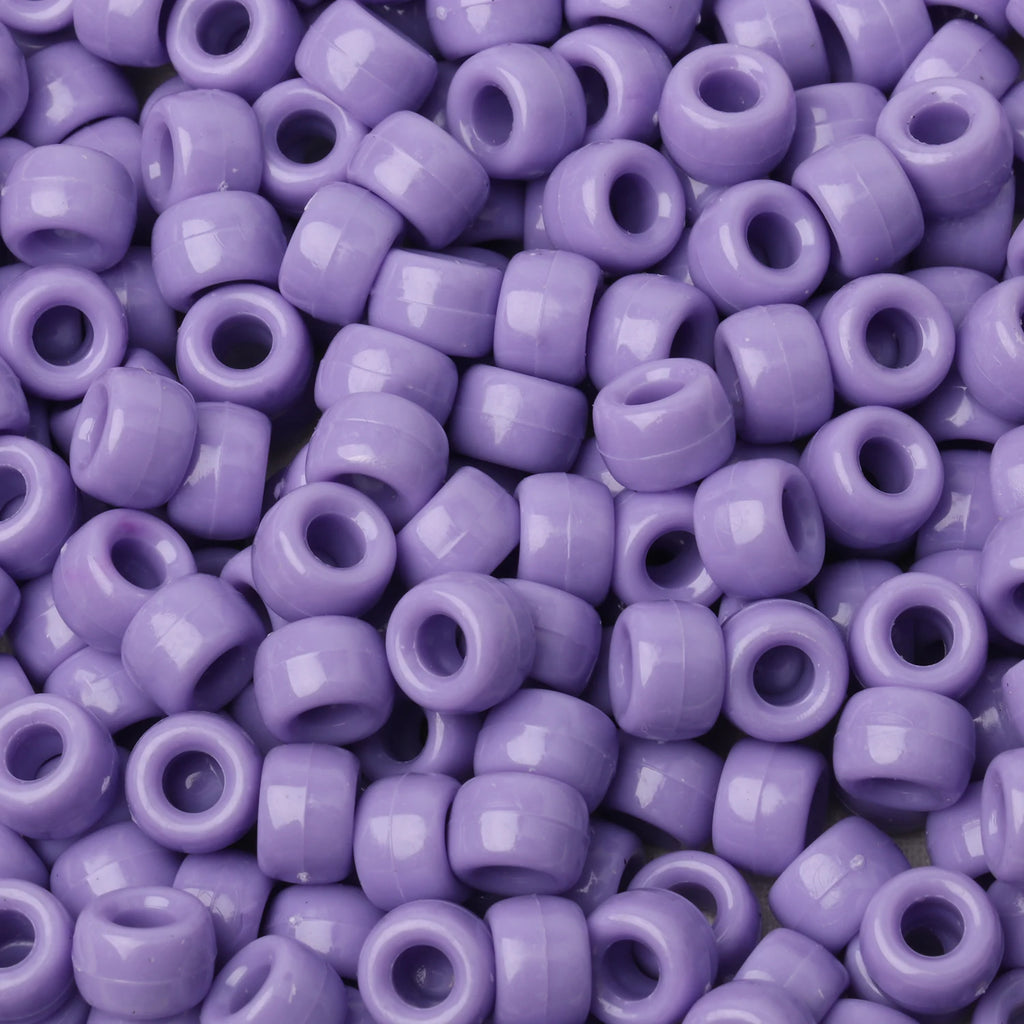100pcs Luminous Pony Beads 6x9mm Acrylic Beads Big Hole Spacer Beads For Diy Craft Jewelry Charms Bracelets Making Hair Supplies