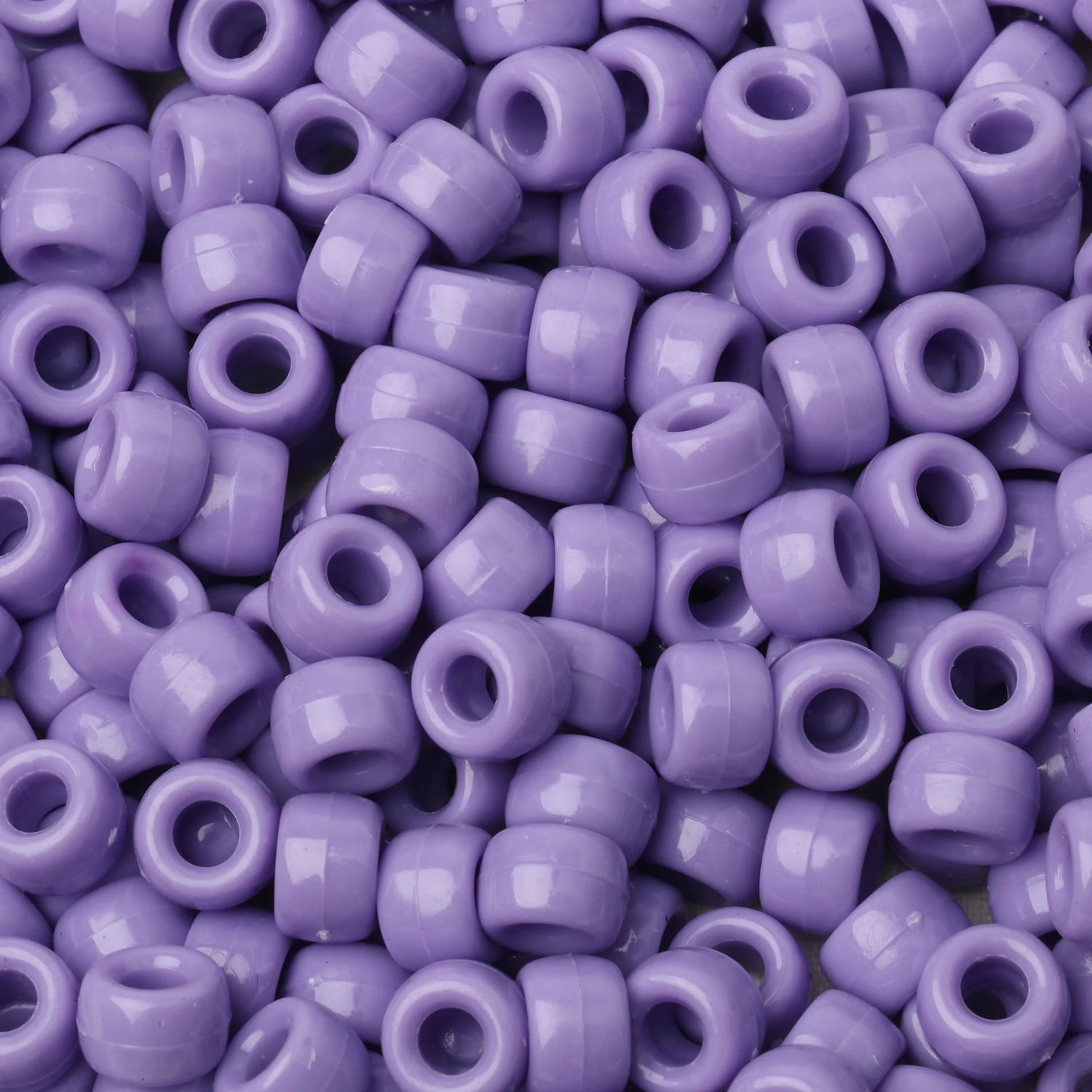 100pcs Luminous Pony Beads 6x9mm Acrylic Beads Big Hole Spacer Beads For Diy Craft Jewelry Charms Bracelets Making Hair Supplies