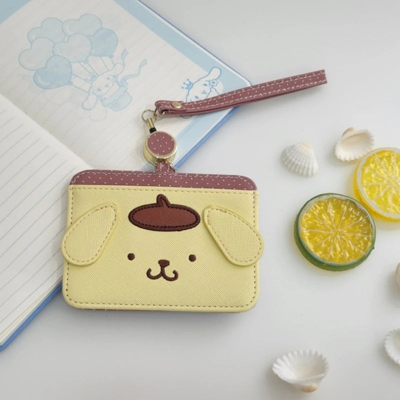 hello kitty y2k sanrio cute girl ID card storage bag Melody card holder travel passport Kuromi anime cartoon birthday gift