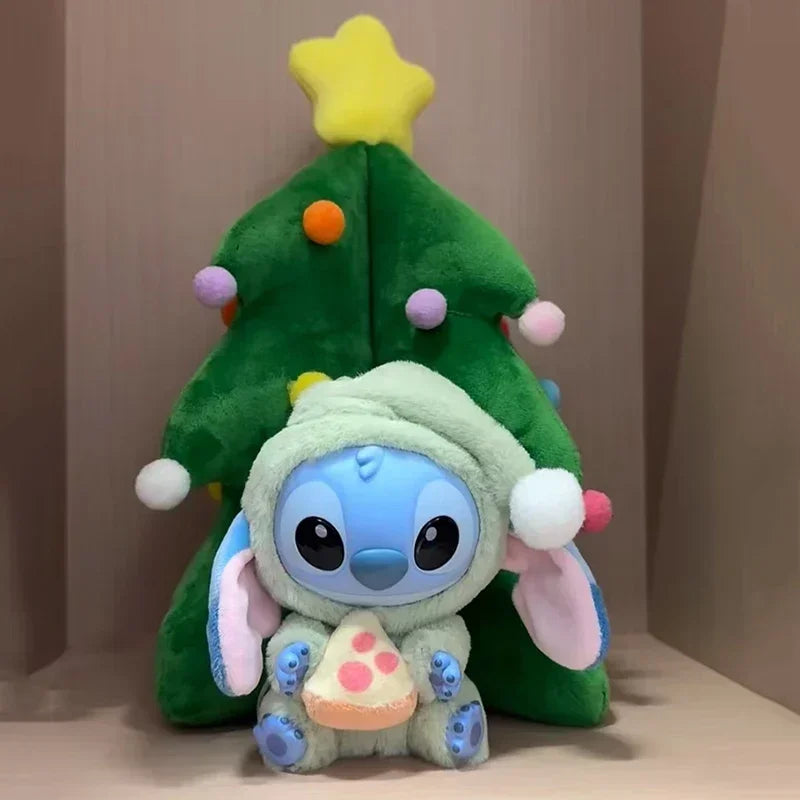 Miniso New Stitch Eat Some Thing Before Sleep Series Vinyl Blind Box Bag Pendant Cute Plush Doll Mystery Box Toy Surprise Gifts