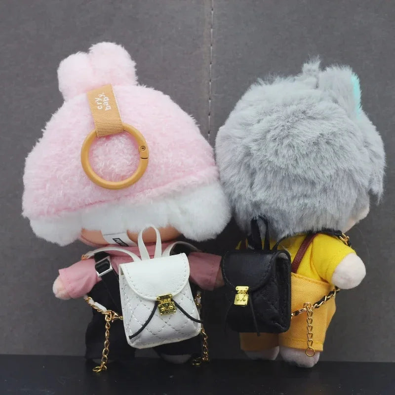 15-17 Cm Labubu Backpack Toy BJD Doll Bag Handmade Set DIY Doll Backpack Replacement Clothing Accessories in Stock