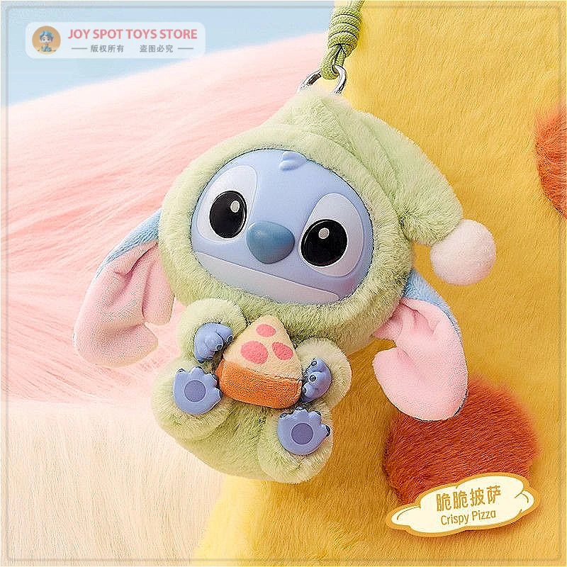 Miniso New Stitch Eat Some Thing Before Sleep Series Vinyl Blind Box Bag Pendant Cute Plush Doll Mystery Box Toy Surprise Gifts
