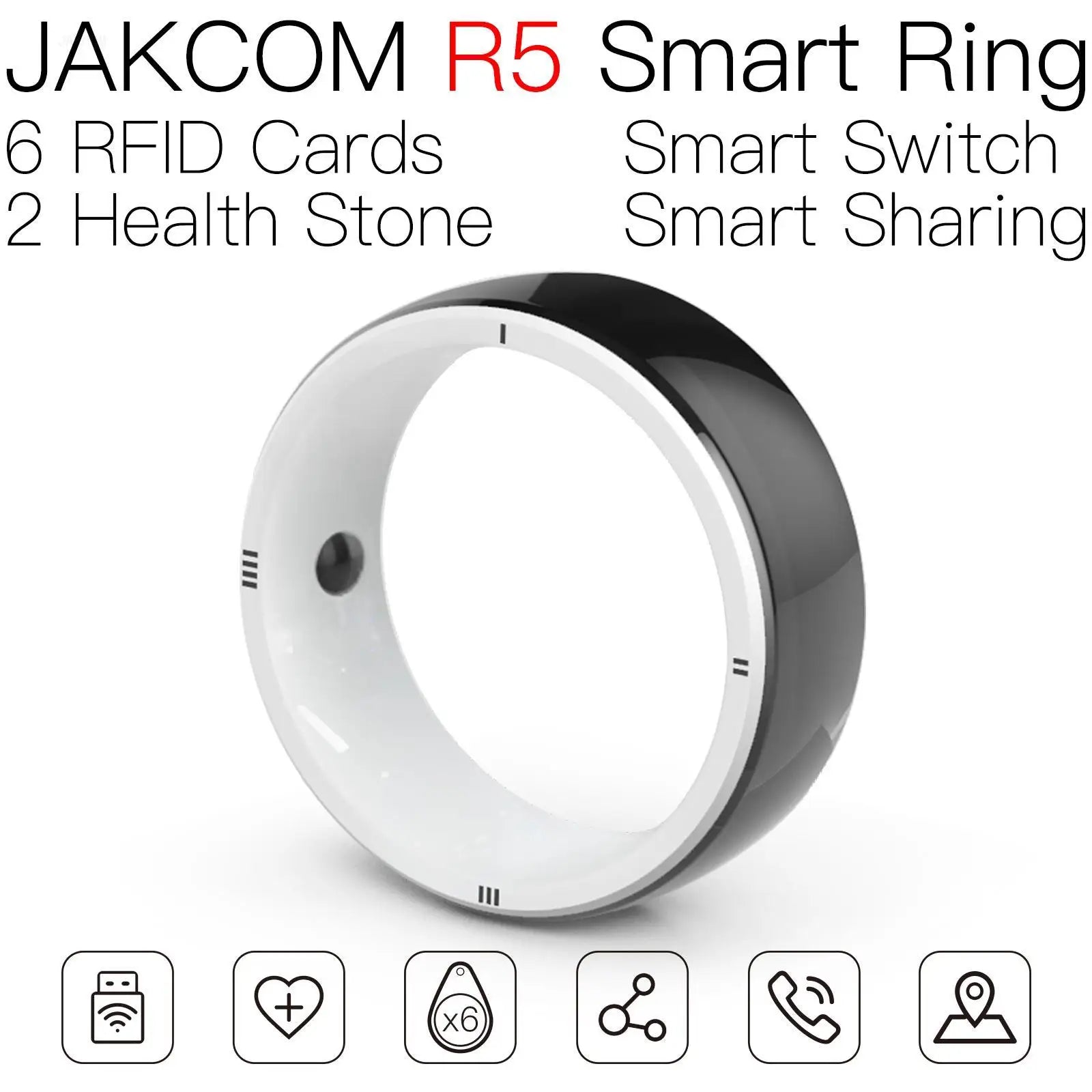 JAKCOM R5 Smart Ring New arrival as justfog led strip magic camera watch color gps tracker for kid official store