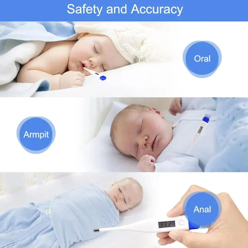 1/2PCS House Thermometer Accurate Digital for Oral Body Head Underarm Electronic Temperature Measuring Medical Tool Baby KID