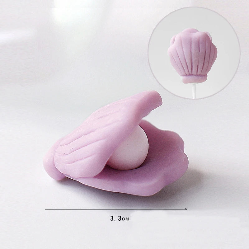 Birthday Cake Decor Mermaid Starfish Shell Cake Topper Fish Topper Under The Sea Cake Topper Ocean Theme Birthday Party Supplies