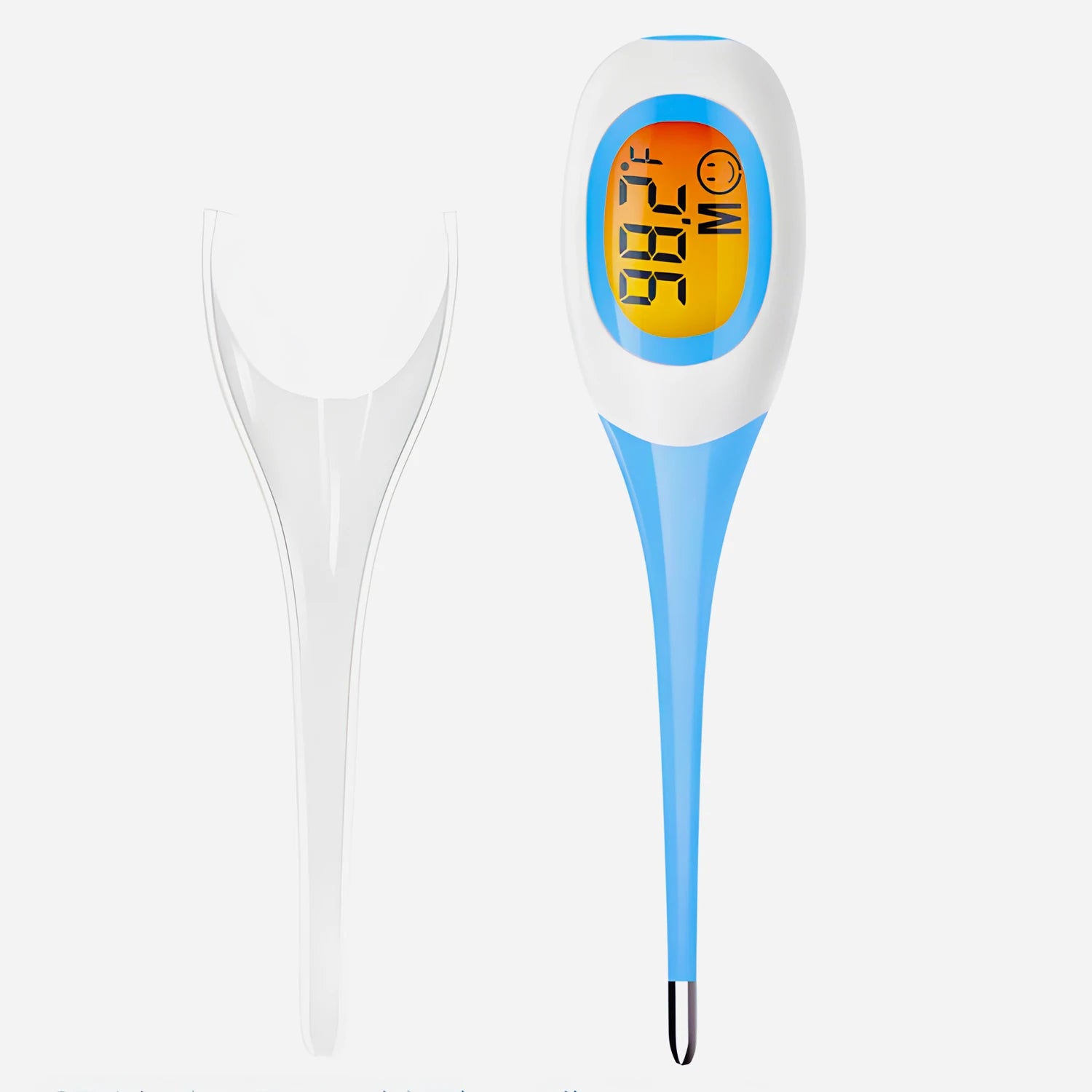 8 Seconds Backlit Fever Thermometer Medical Household Digital LCD Medical Fast Measure Kids Baby Child Adult Body Soft
