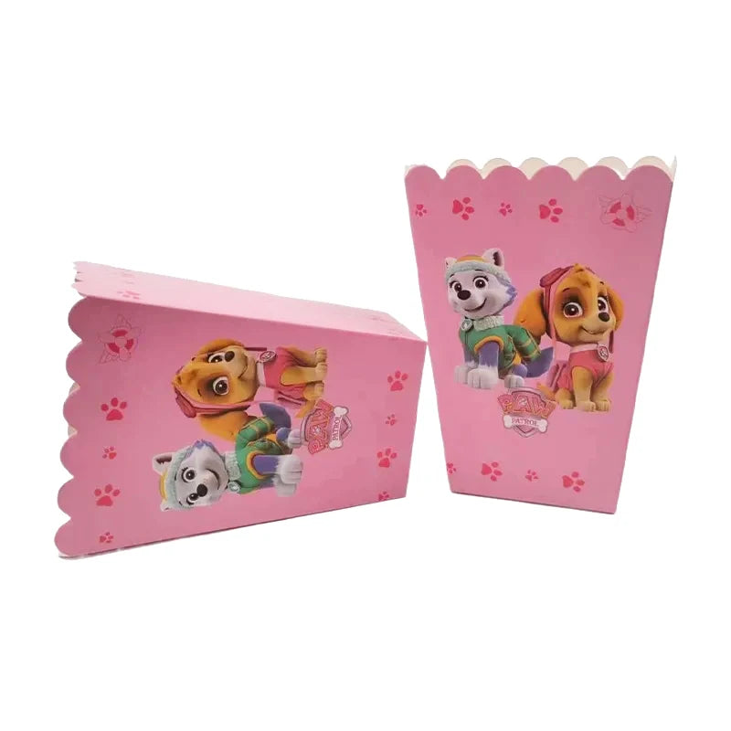 New Paw Patrol Birthday Decoration Dogs Skye Disposable Tableware Cup Plate Tablecloth Baby Shower Kids Girl Boy Party Supplies