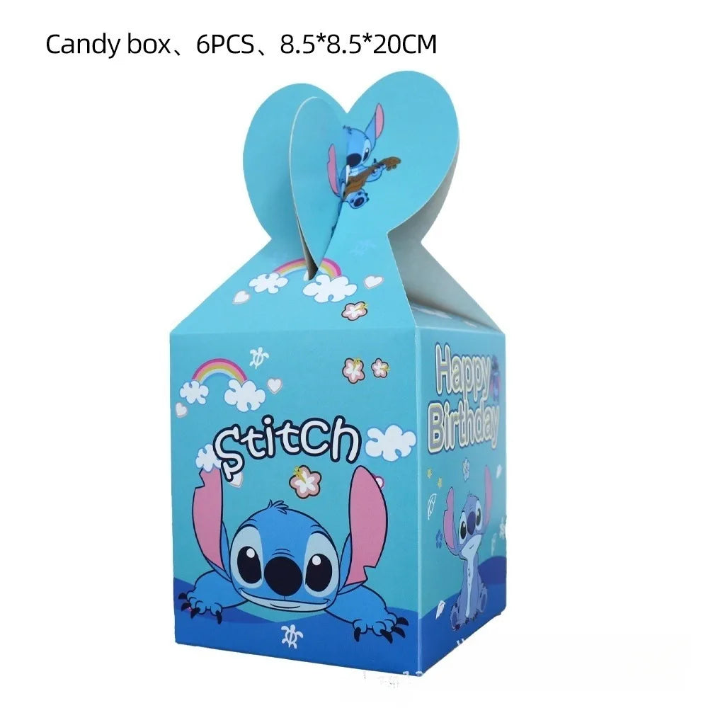 Stitch Birthday Party Decorations Tableware Cups Plates Tablecloth for Kids Foil Balloon Backdrop Lilo and Stitch Party Favors