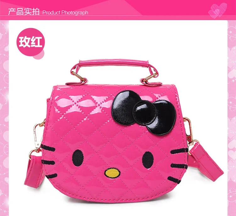 New Hello Kitty Girls Shoulder Bags Cute Cartoon Waterproof Messenger Bag Fashion Kids Anime Handbag Gifts Birthday Gifts