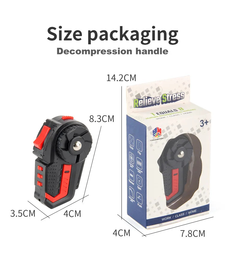 Fidget Anti-Stress Relief Magic Cube Decompression Toys Autism ADHD Children Toy Kids Anxiety Relieve Adult Fingertip Toys
