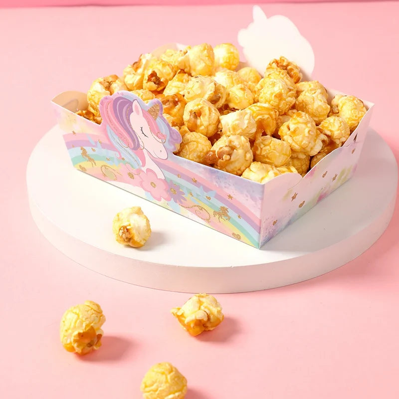 Unicorn Snack Boxes Rainbow Unicorn Birthday Party Decoration Wedding Girls Birthday Party Supplies  Baby Shower Decoration