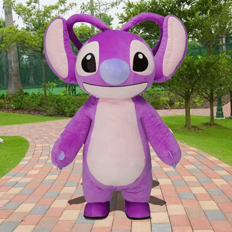 Brand New Blue Lilo & Stitch Mascot Costume Inflatable Cosplay Suits Cartoon Character 2m/2.6m Inflatable Costume For Adults