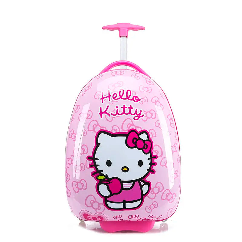 Hello Kittys Children's travel Suitcase Girl Gift Sanrios Kids Luggage Kuromi Kawaii  Large Capacity Portable Trolley Case