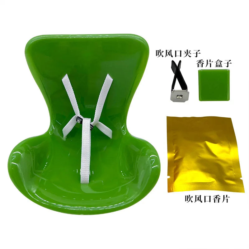 Mini Plush Doll Safety Seat Kawaii Labubu Idol Doll Seat Car Ornament Car Air Aromatreatment Decoration Accessories