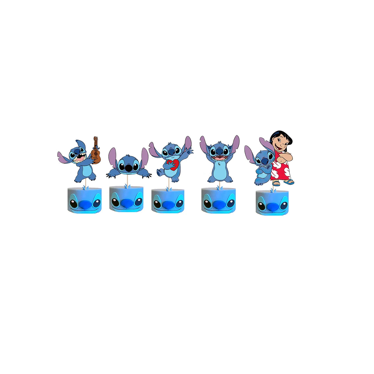 Stitch Decoration Birthday Girl Boy Tableware Set Tablecloth Candy Bag Foil Balloon Backdrop Kids Lilo and Stitch Party Supplies