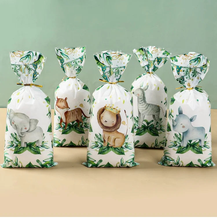 25/50/100pcs Unicorn Candy Bags Gift Packing Bags Birthday Party Decor Gift Bag for Guest Girl Birthday Supplies Baby Shower