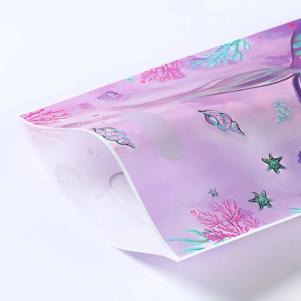 10pcs Handbag Candy Bags Little Mermaid Birthday Party Decoration Kids Gift Bag 1st Birthday Baby Shower Party Supplies