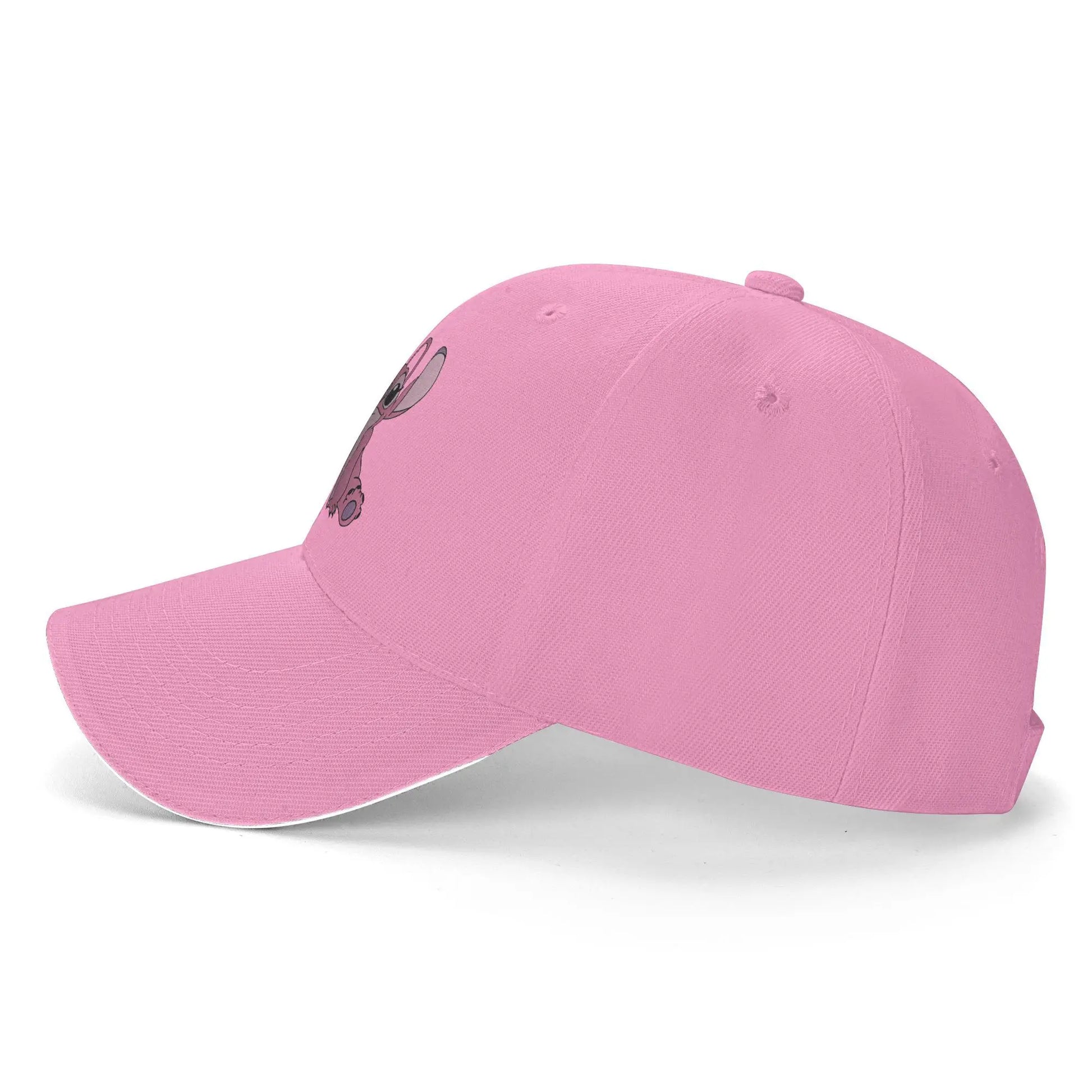 Stitch Angel Lilo Baseball Caps Vintage Kawaii Anime  Sandwich Cap for Men Women Adjustable Dad Hat Outdoor