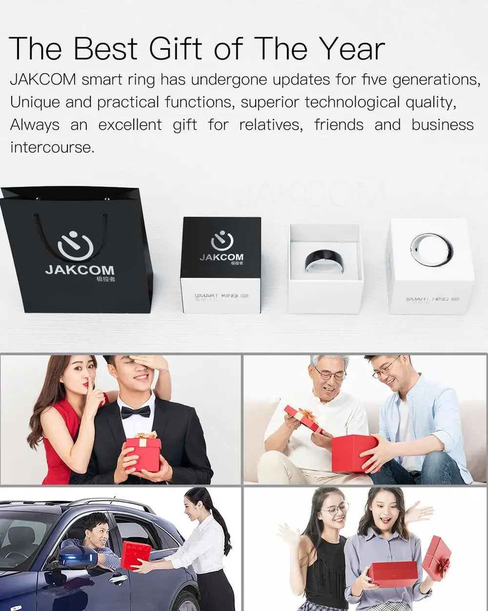 JAKCOM R5 Smart Ring New arrival as justfog led strip magic camera watch color gps tracker for kid official store