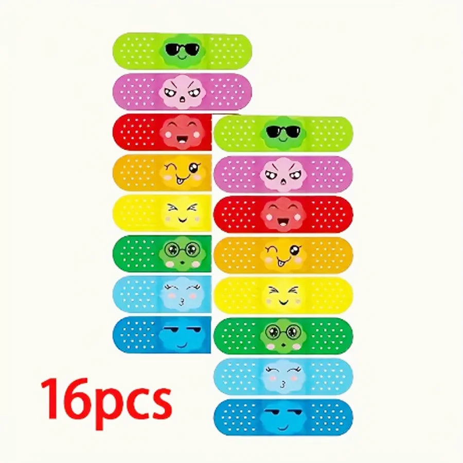16/40pcs Cute Bandages Waterproof Bandages Self-Adhesive Breathable Bandages