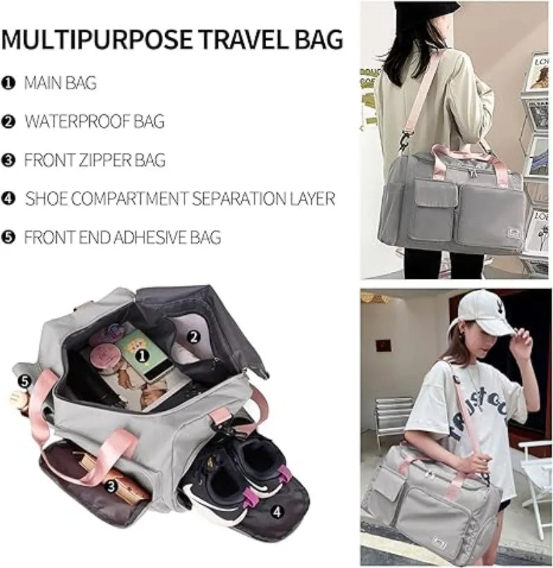 PAW Patrols Kids Large Capacity Traveling Bag Children Anime Printed Duffel Bags Boy Girl Cartoon Cute Luggage Handbag Gift 2024