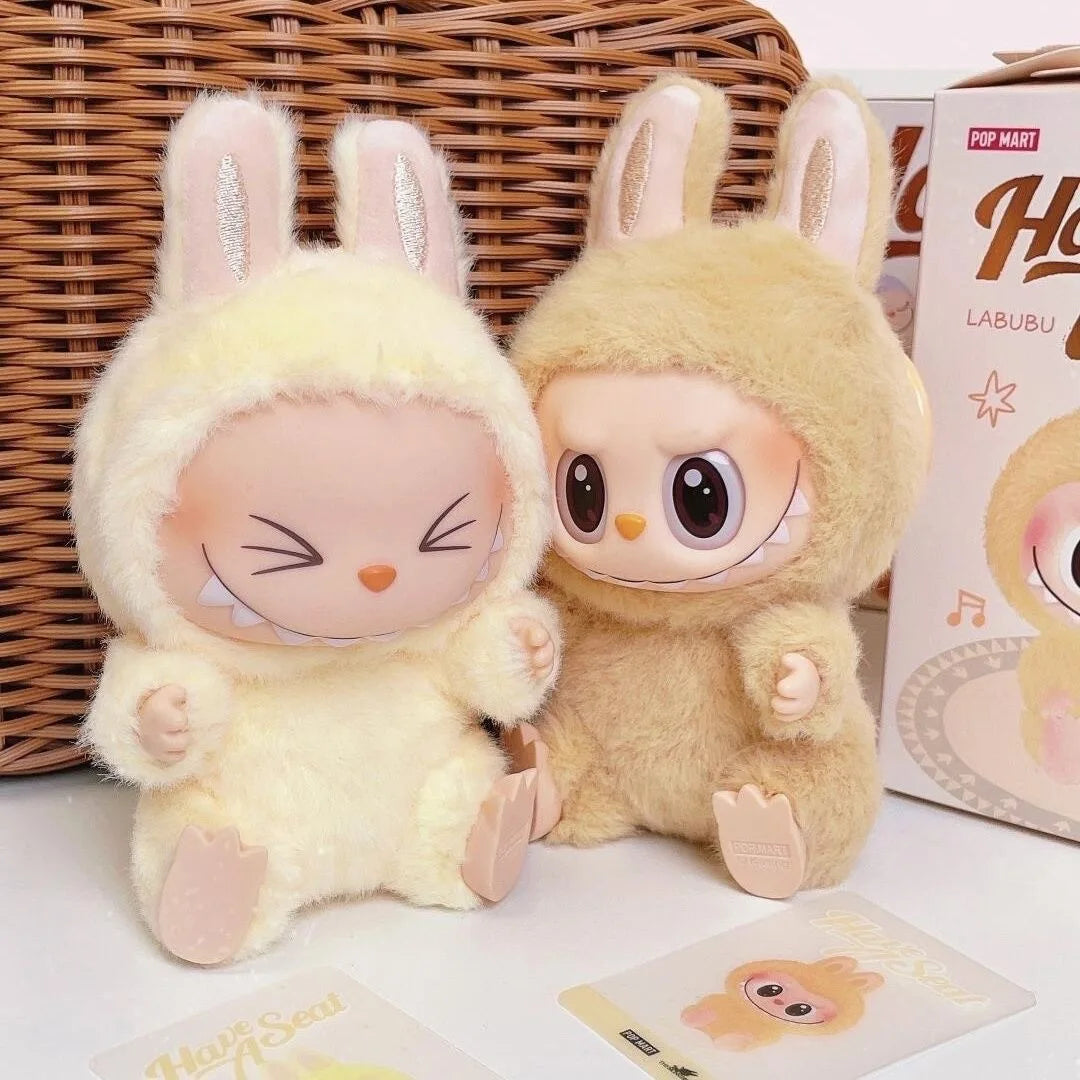 1-7pcs NEW abubu The Monsters V3 Series Blind Plush Box, Vinyl Base Toy, Animated Characters, Mysterious Surprise Box, Keychain