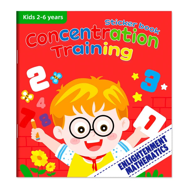 Baby Toys Sticker Book Multiple Scenarios Cartoon DIY Sticker Puzzle Educational Cognition Learning Toys for Kids Age 2-6 Gift