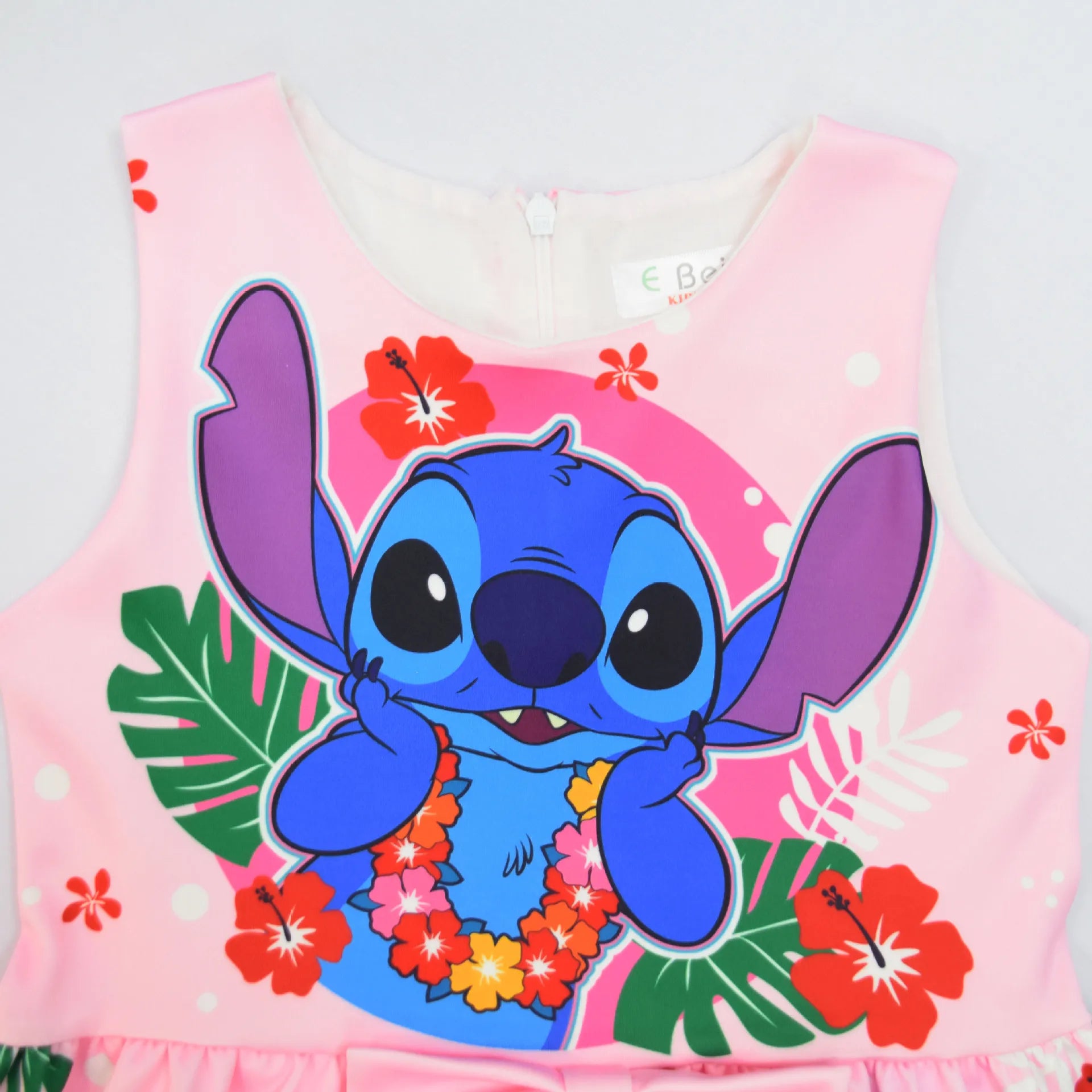 Lilo and Stitch Baby Girls Lilo Stitch Cosplay Princess Dress Kids Birthday Christmas Party Costume Summer Clothes Bow Sundress