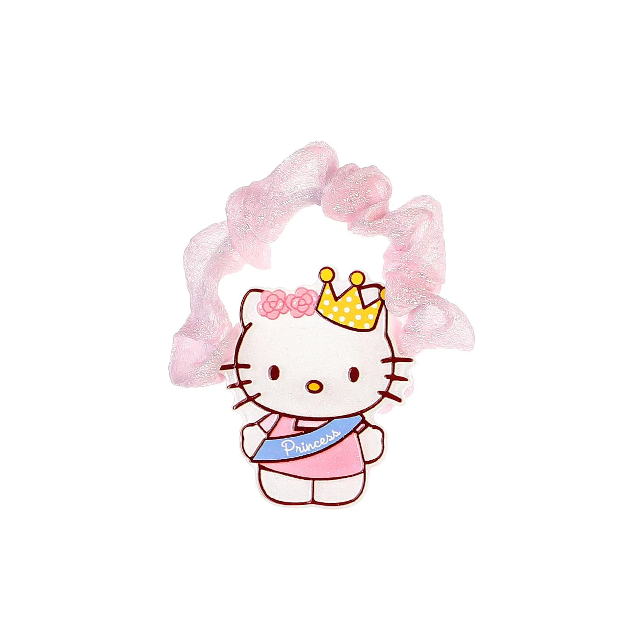 Sanrio Hello Kitty Cat Hair Band Cute Cartoon Girl&Child Sweet Kawaii Bestie Hairpin Charm Ponytail Holder Holiday Gifts