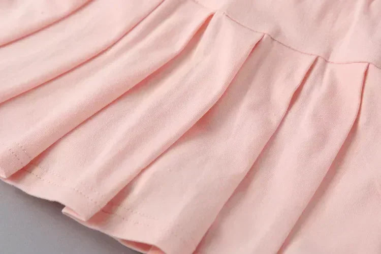 2025 Lilo Stitch T-shirts Skirt Set Kawaii Cartoon Number Kids Casual Short Sleeves Tops Summer Girl Clothes Dress Birthday Gift