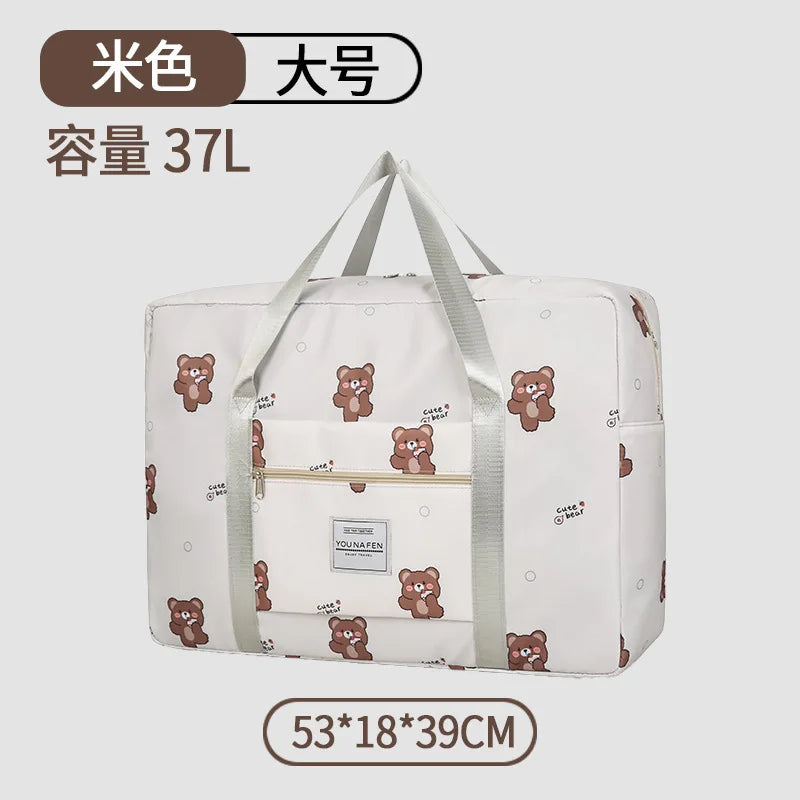 Large Capacity Travel Bag Portable Business Trip Light Portable Student Trolley Case Luggage Bag Maternity Storage Bag for Girls