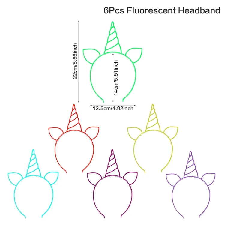 Unicorn Party Decoration Disposable Tableware Unicorn Birthday Party Decorations Kids Baby Shower Girl Birthday Party Supplies