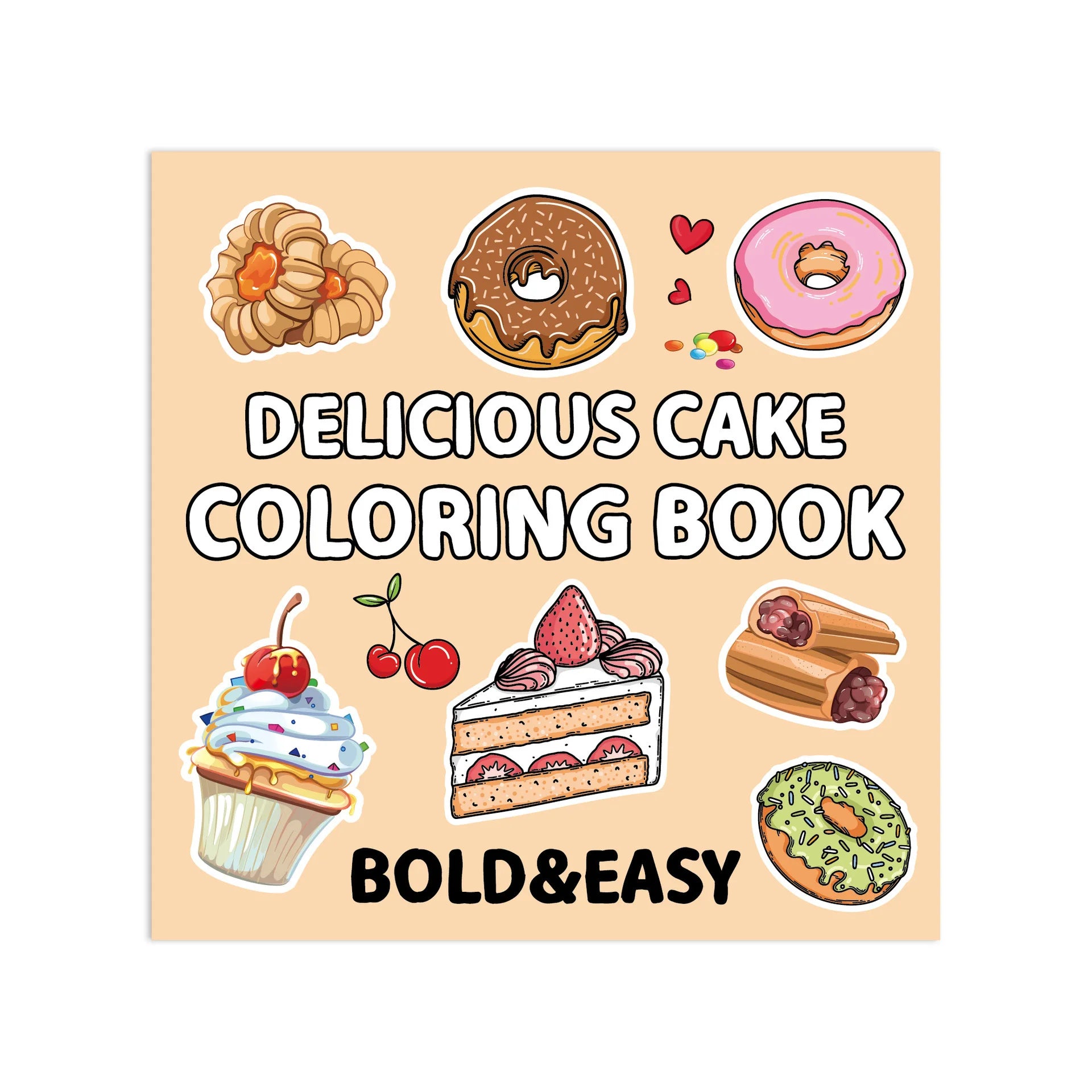 Food And Fruit Coloring Book Food & Drink Colouring Book Bold And Easy Colouring Book For Family Fun And Creative Relaxation