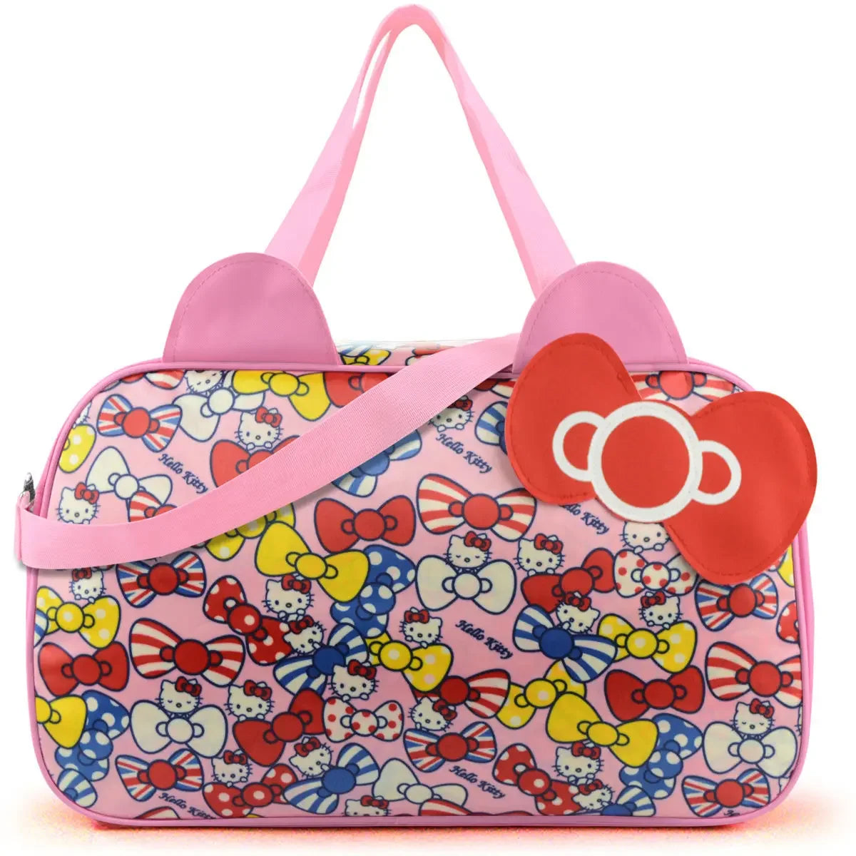 Sanrio Oxford cloth messenger bag hello kitty cartoon travel luggage storage bag girl shoulder bag gym handbag