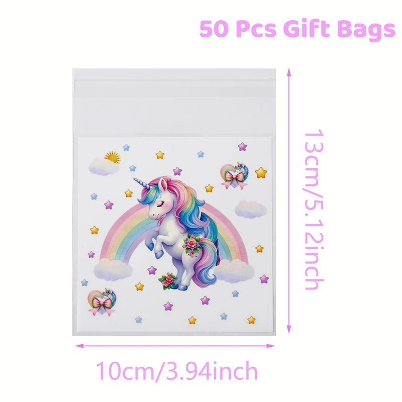 Rainbow Unicorn Disposable Tableware Happy 1st Birthday Party Decorations Kids Unicorn Theme Wedding Baby Shower Girls Supplies