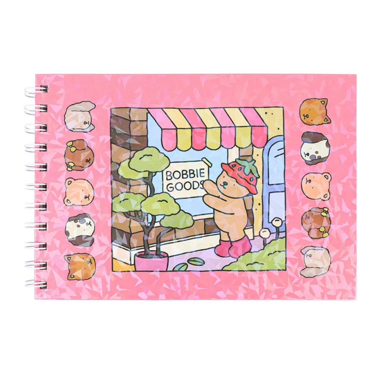 Coloring Book Cute And Cozy For Adults & Teens Same Style Different Color Cover Creative Pudding Bear Graffiti Coloring Notebook