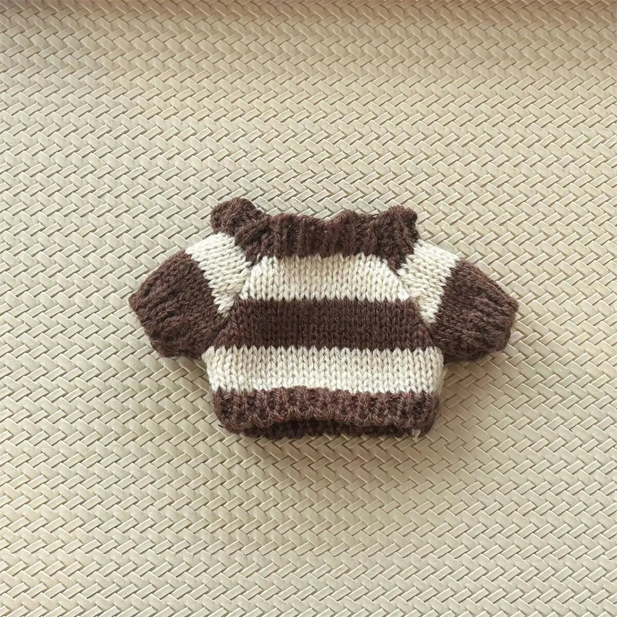 17cm Mini Plush Doll'S Clothes Outfit Accessories For Korea Kpop Exo Labubu Idol Striped clothes eyes shoes suit Clothing Gift