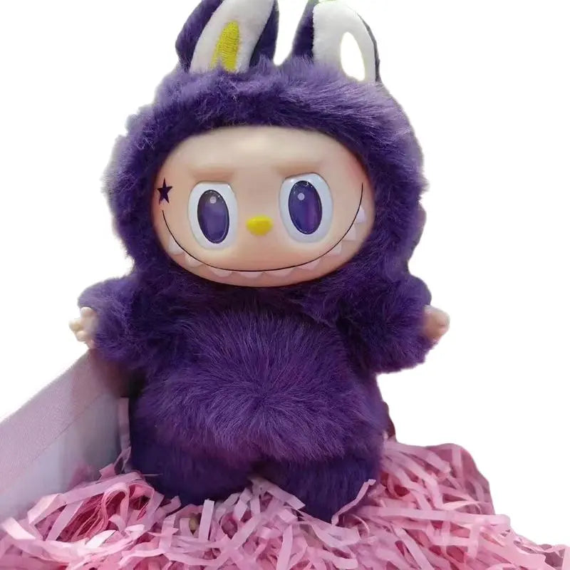In Stock Labubu Keyring Kawaii Pendant Labubu Keychain Little Milan Ornaments Surprise Christmas Gift Kids Toys Labubu Replica