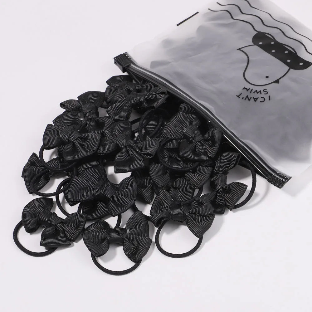 5Pcs Children Hair Ties Headdress Girls Scrunchies Elastic Hair Band Kids Hair Rope Bow Rubber Band Set Baby Accessories